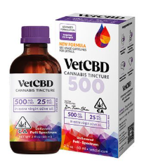 VetCBD Regular Strength 20:1 Tincture CBD /THC 25mg 2oz