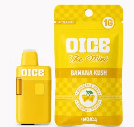 Dice - Banana Kush - 1g - Disposable Vape