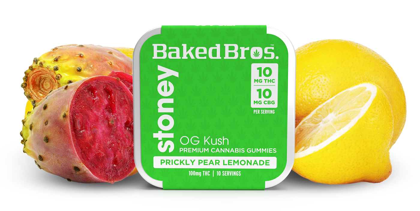Stoney Prickly Pear Lemonade 1:1 (100mg THC : 100mg CBG) - OG Kush