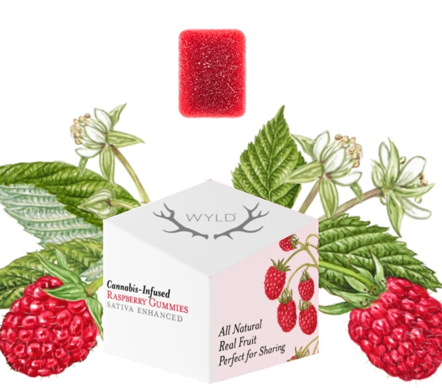 Wyld - Gummies - Raspberry (S) 100mg