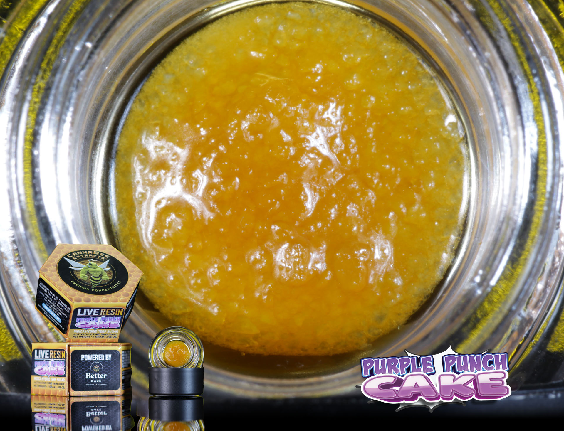 Purple Punch Cake | Live Resin Terp Badder | 1g | Indica