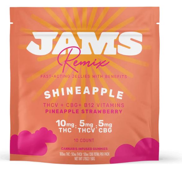 JAMS Remix, Shineapple Fast Acting Jellies, (S) 2:1:1