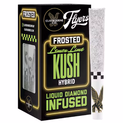 CLAYBOURNE - LEMON LIME KUSH - .5G INFUSED PREROLLS - 5PK
