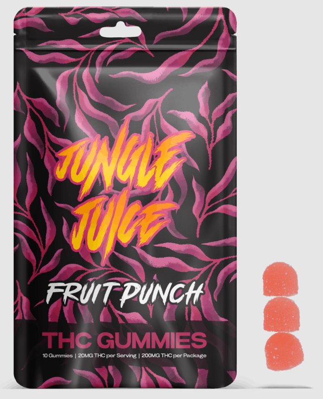 Jungle Juice - Fruit Punch 200mg Gummies