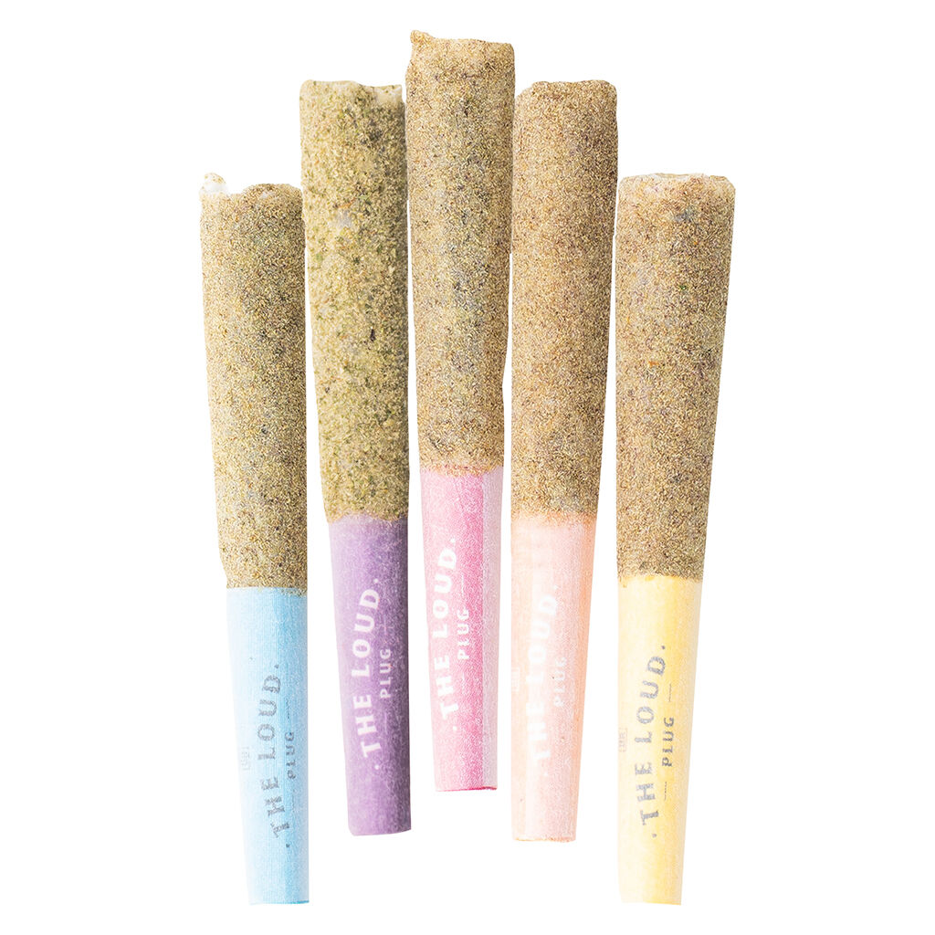 The Loud Plug - Drippyz - Infused Multipack Pre-Roll - (Razz Fire, Purple Pom-G, Cocolicious, Island Breeze, Tropicana CKS) - 5x0.5g