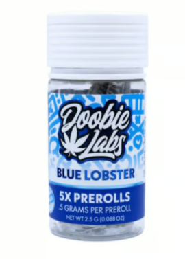 Doobie Labs Blue Lobster 5pk Prerolls