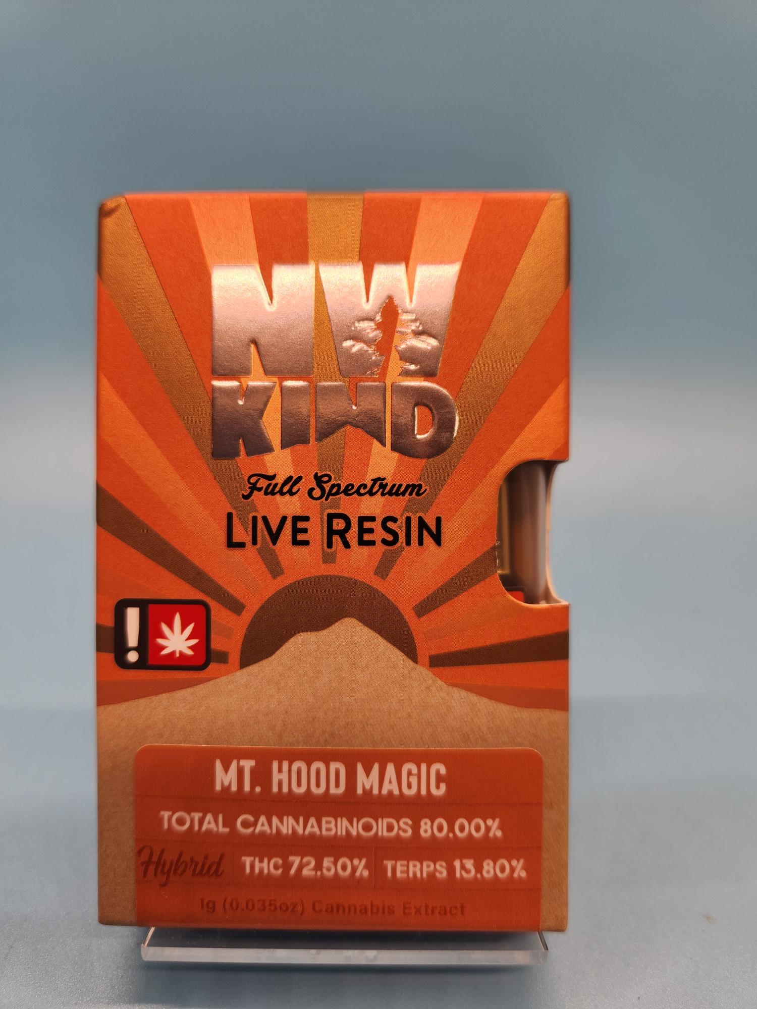 VAPE LIVE RESIN - 1G - HYBRID - MT. HOOD MAGIC