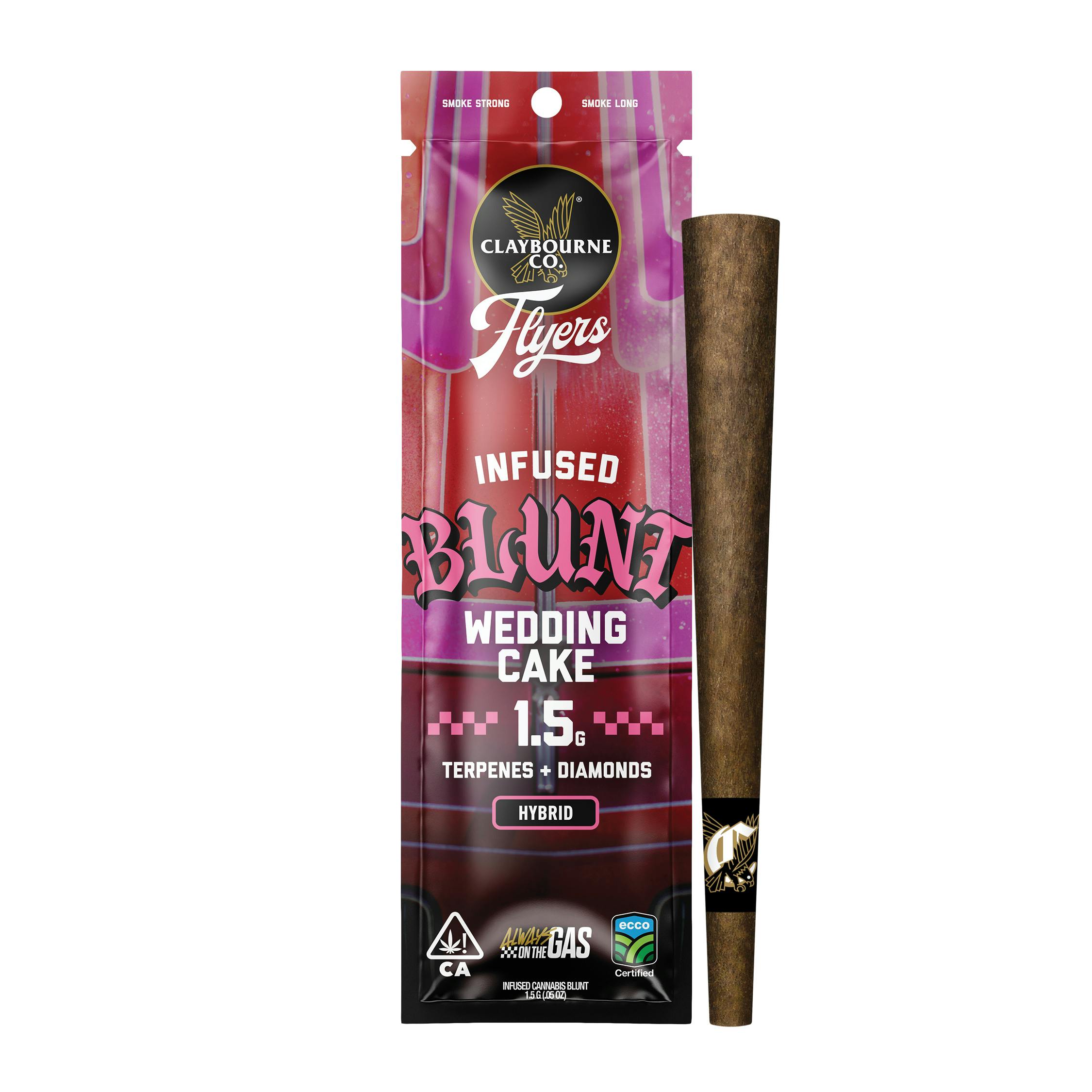 Claybourne Co. Flyers Wedding Cake Infused Blunt