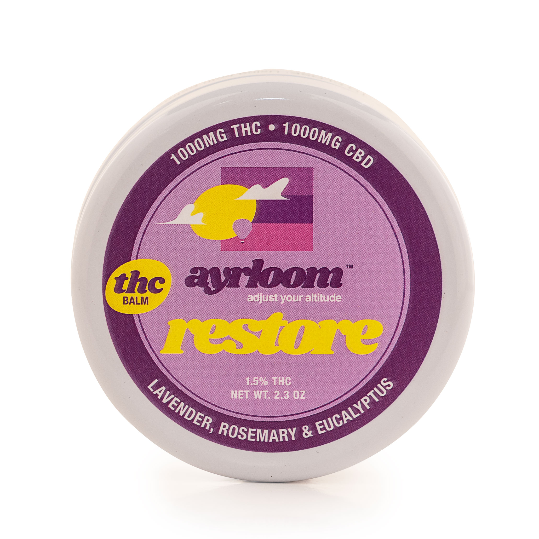 Ayrloom | Restore Balm | 1:1 CBD | Topical