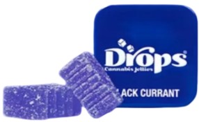 Black Currant [I] - 100MG 1:1 CBD Live Rosin Gummies 2PK
