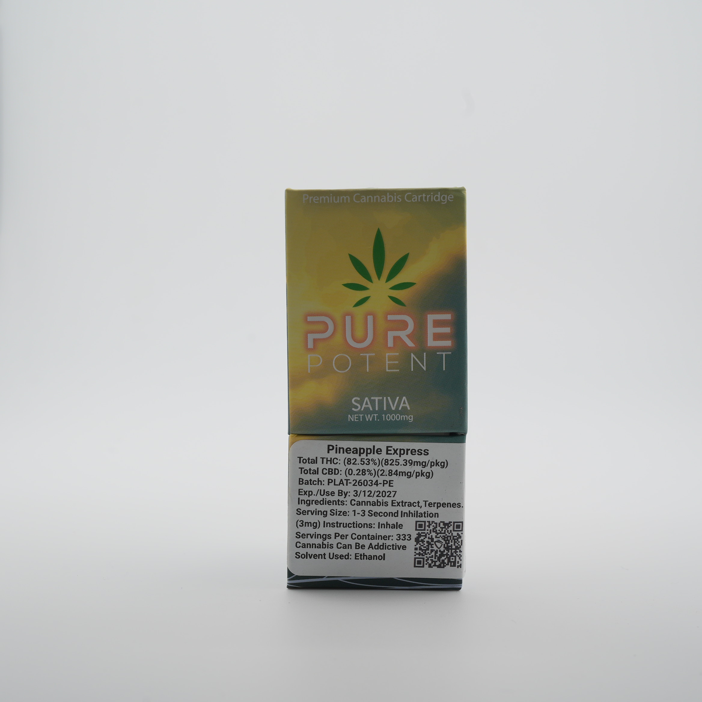 Pure Potent  | Cart | Pineapple Express | 1g