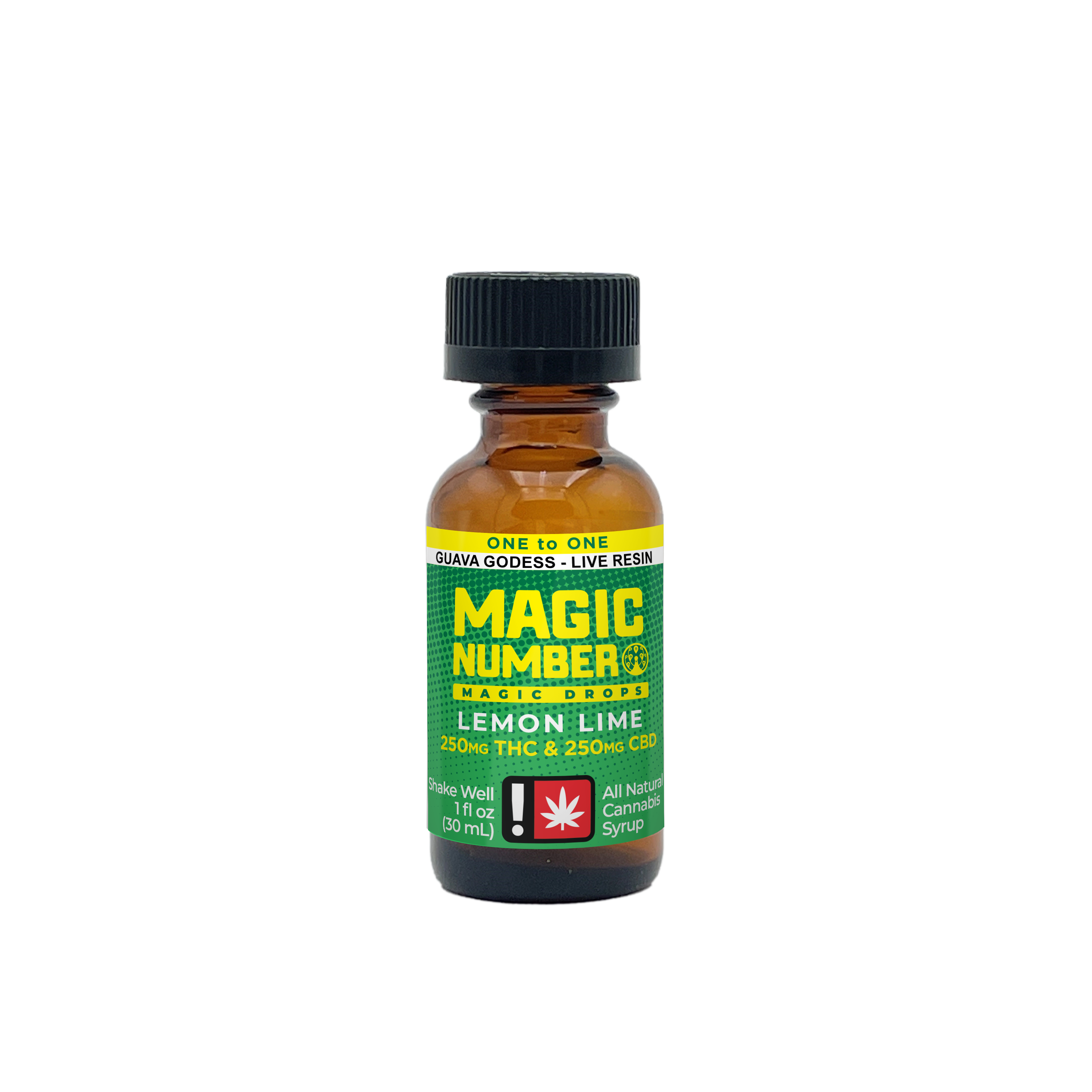 Lemon Lime 1:1 Magic Drops | 250mg:250mg  Live Rosin
