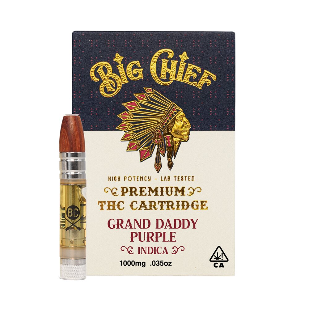 Grand Daddy Purple cart Big Chief