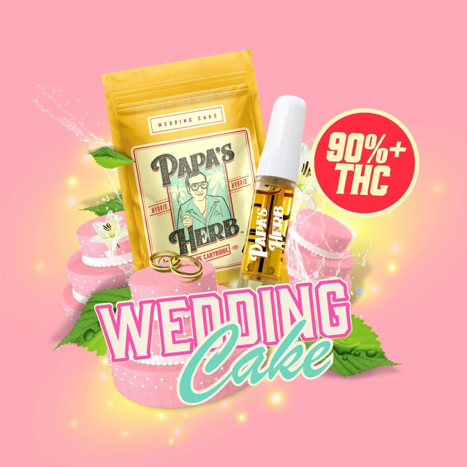 Papa's Herb | Wedding Cake (1g) Vape Cartridge