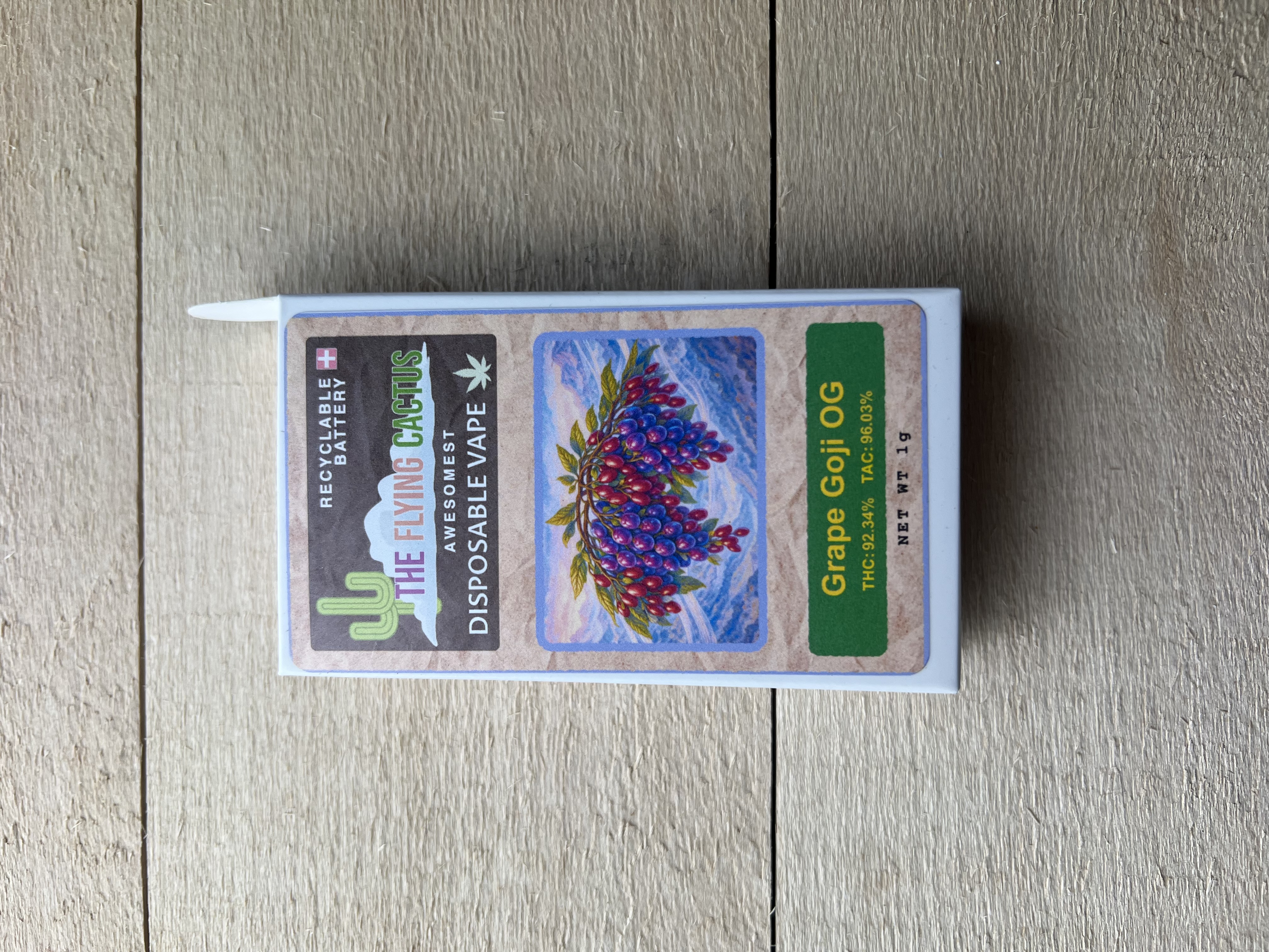 Grape Goji Og Ecostar Disposable