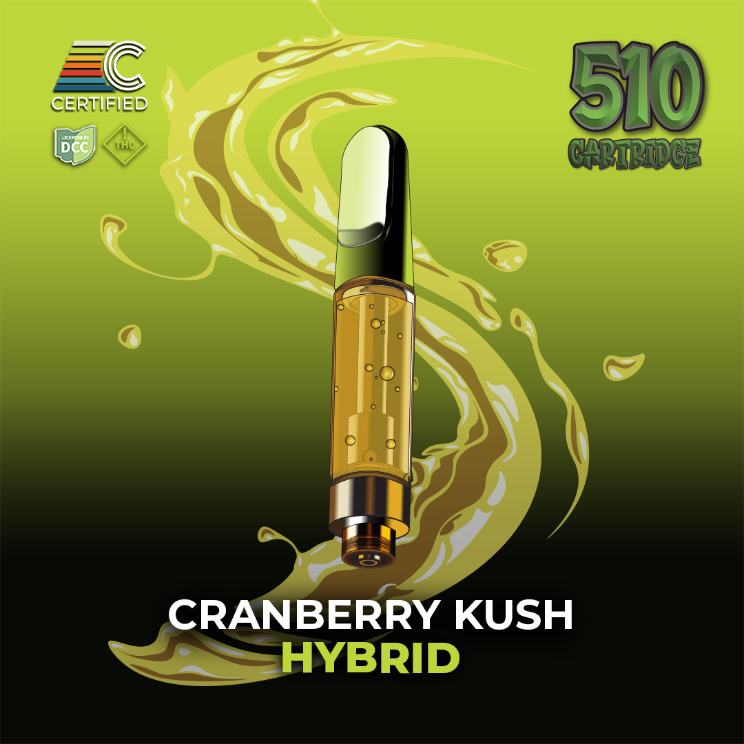 Certified Cultivators | Cranberry Kush (Distillate) Cart | 1g | Hybrid