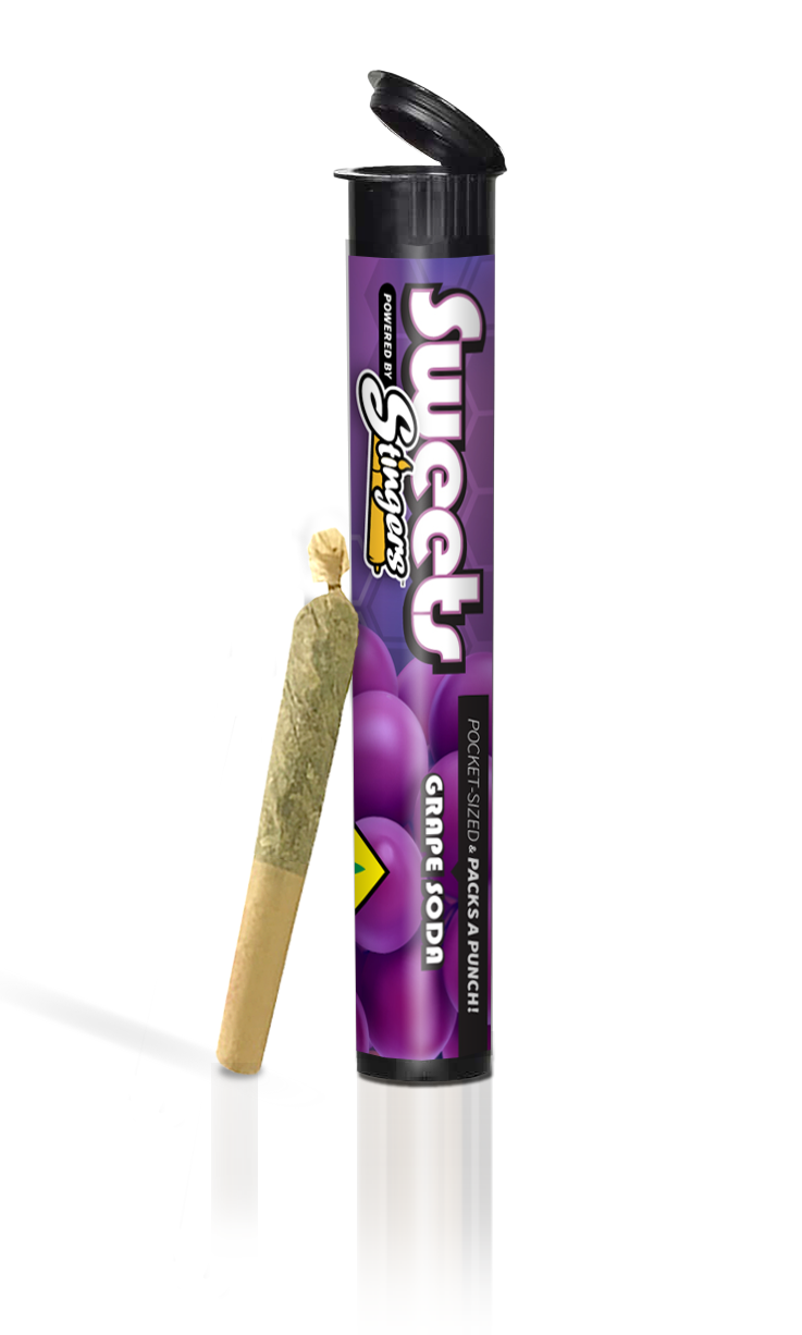 Stingers Sweets Grape Soda (Indica) .75g Infused Pre-Roll