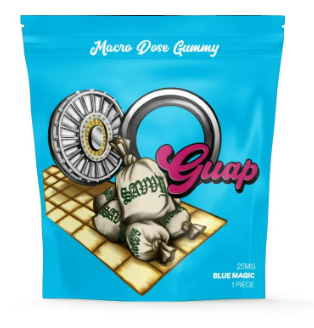 (87349) 100mg Blue Magic Savvy Guap Gummy 1 Pack