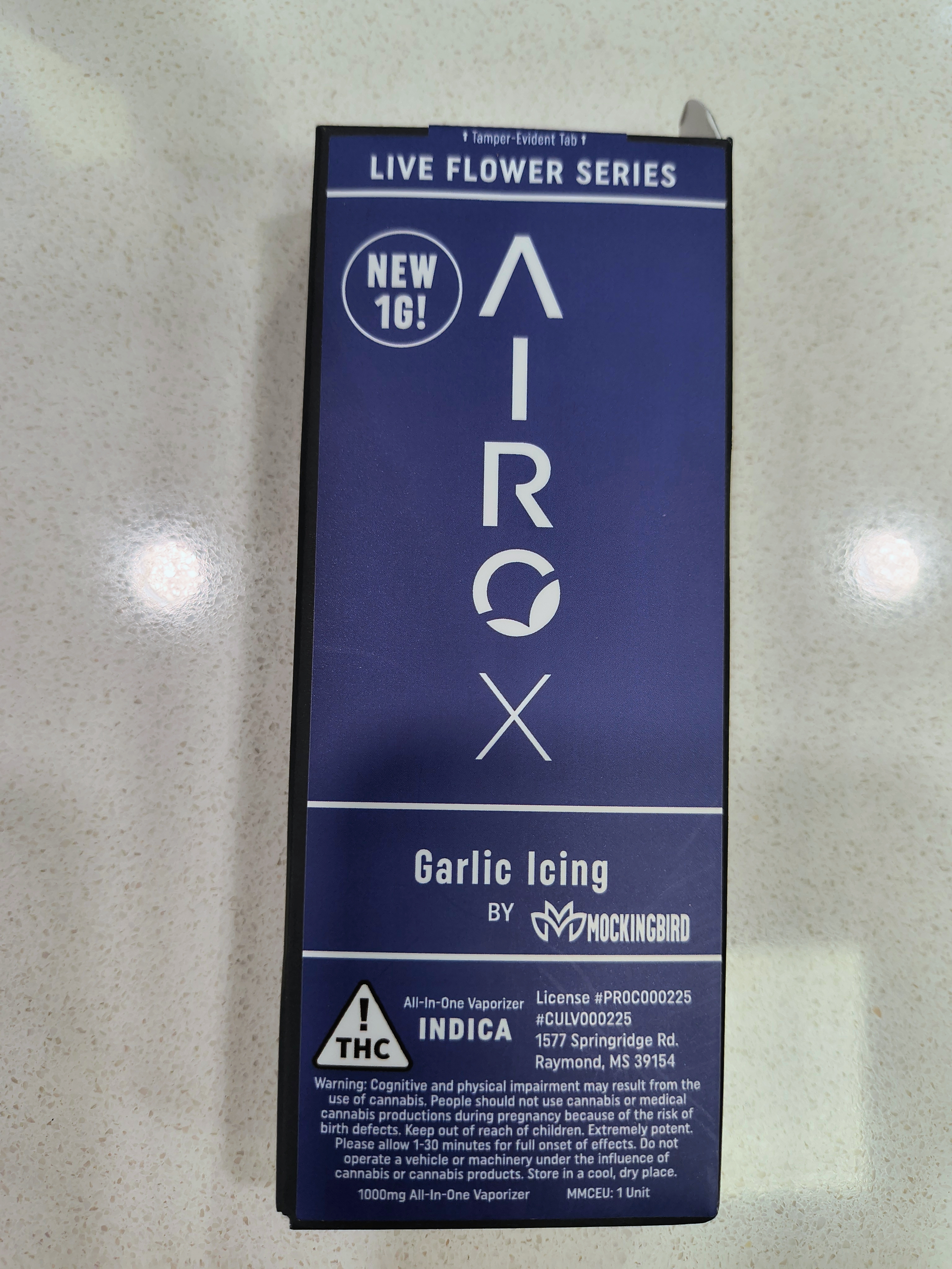 Airo | 1g | Garlic Icing | Disposable