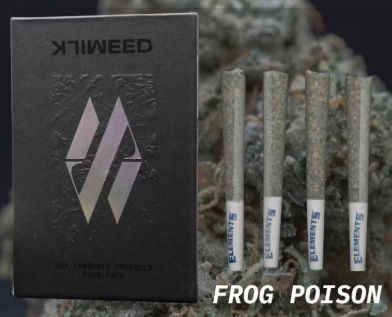 Milkweed Frog Poison 4pk Pre-Rolls