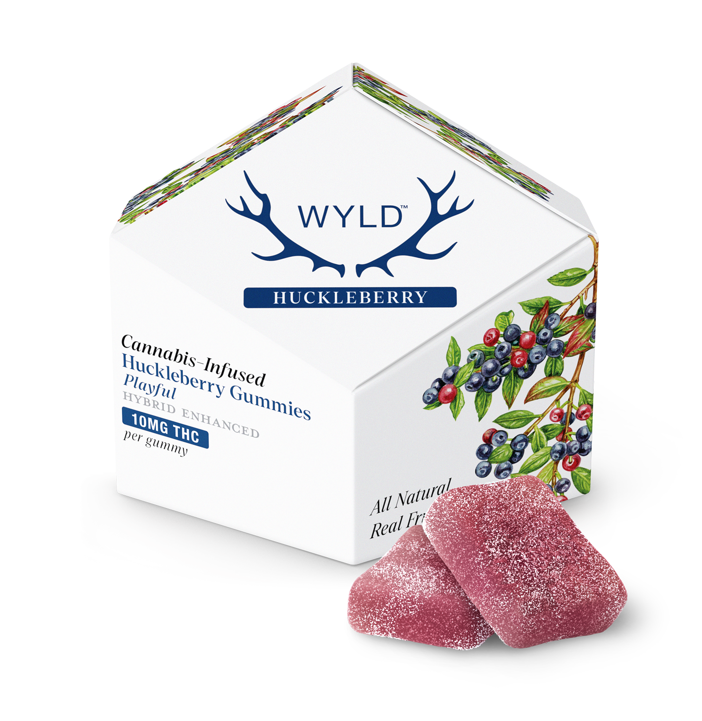 Wyld: HUCKLEBERRY Gummies - 100mg - 40g