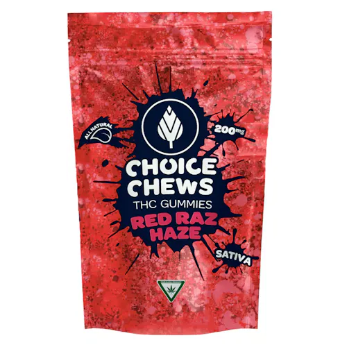 Choice | 200mg Gummies | Red Raz Haze
