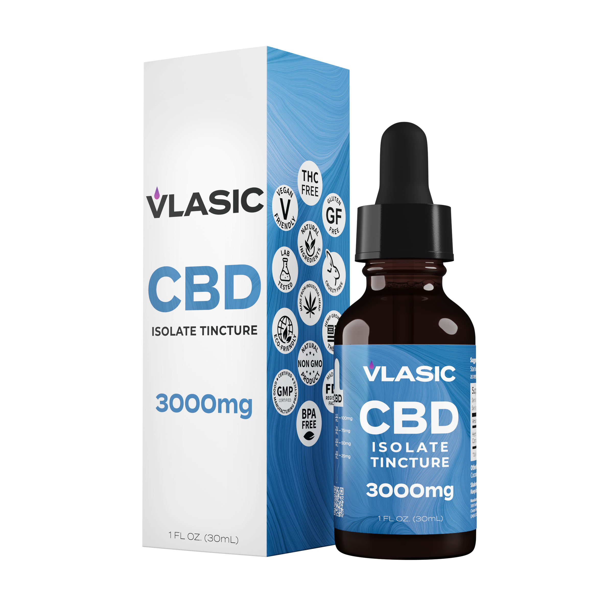 Relief CBD Isolate Tincture | 3000mg