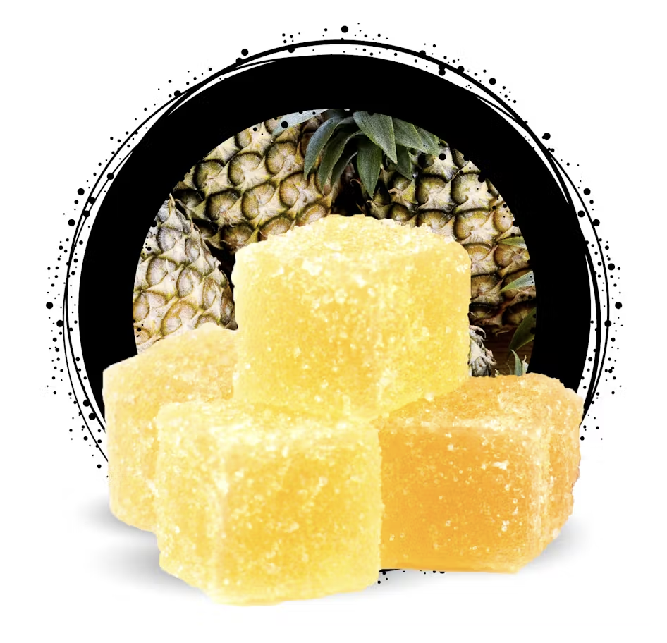 Pineapple | Chews | 100mg | 10pk