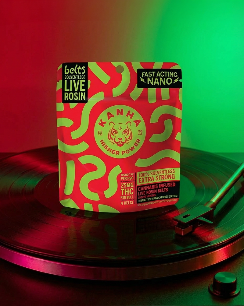 Cherry Limeade Solventless Rosin Belts 4-pack