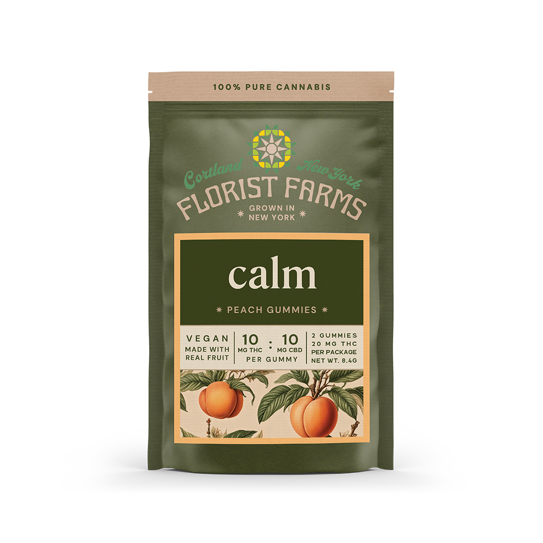 Calm | Peach Gummies | 2pk