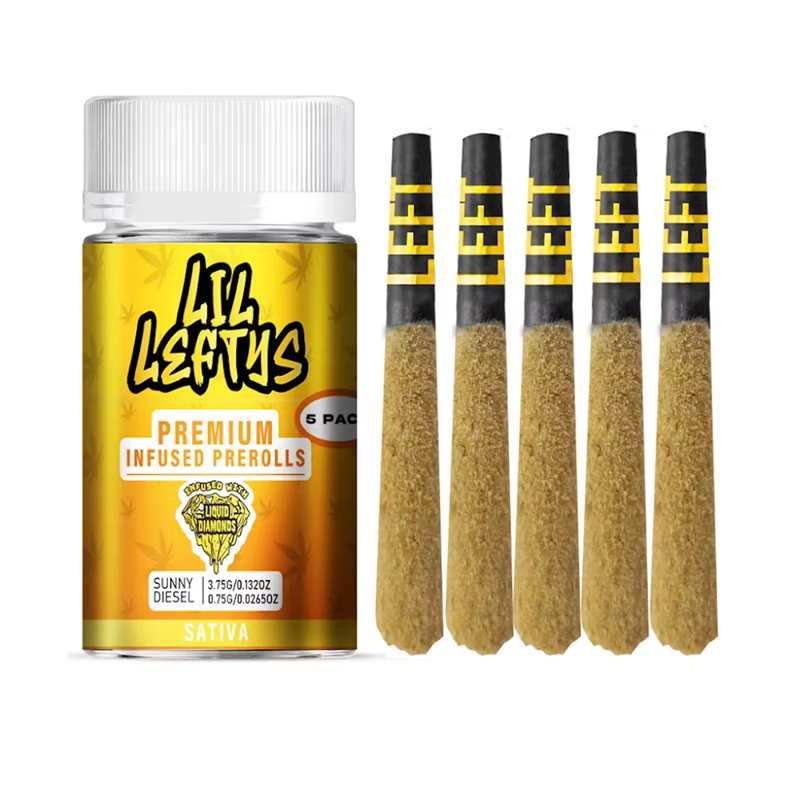 Left Coast | Sunny Diesel | 5PK Infused Pre Roll 3.75g