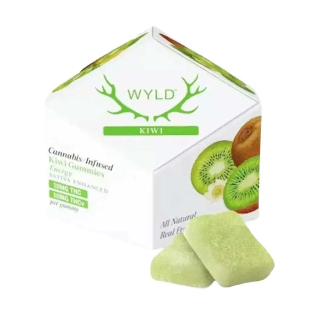 Wyld Gummies - Kiwi - 200mg THC / 200mg THCV