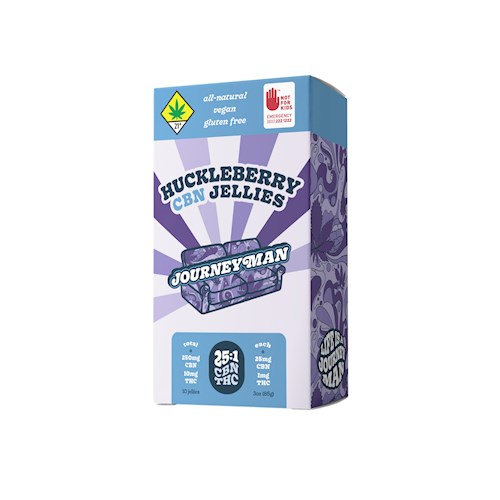 Journeyman Huckleberry CBN 25:1 10PK Jelly Gummy