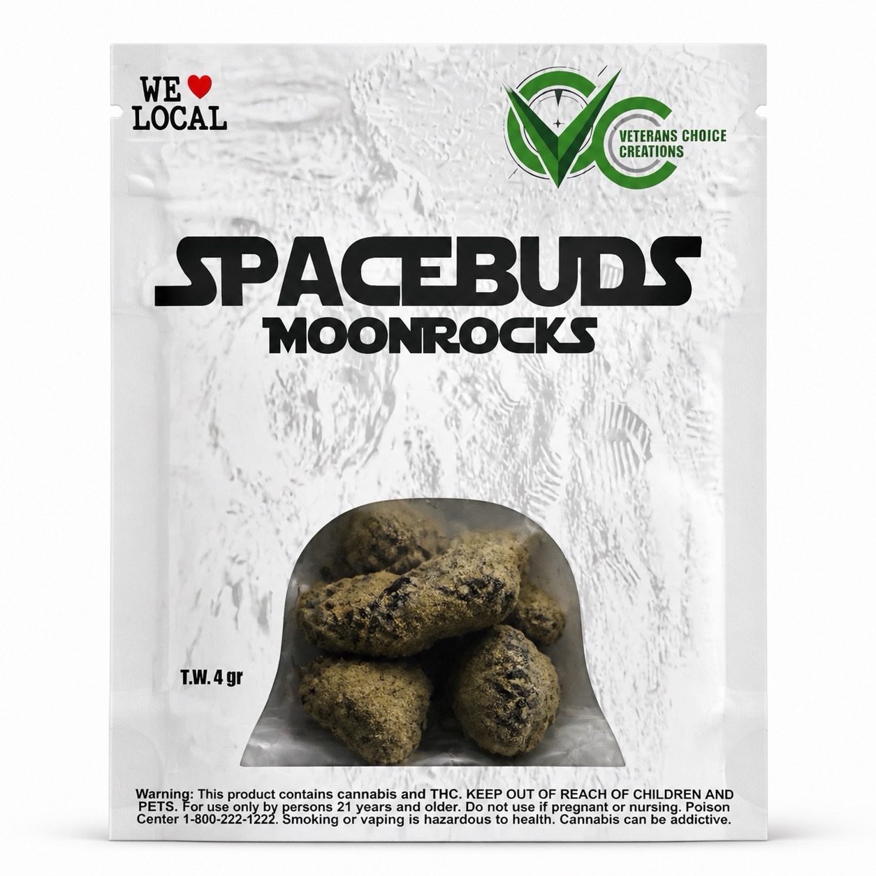Spacebuds Moonrocks Strawberry Slushie