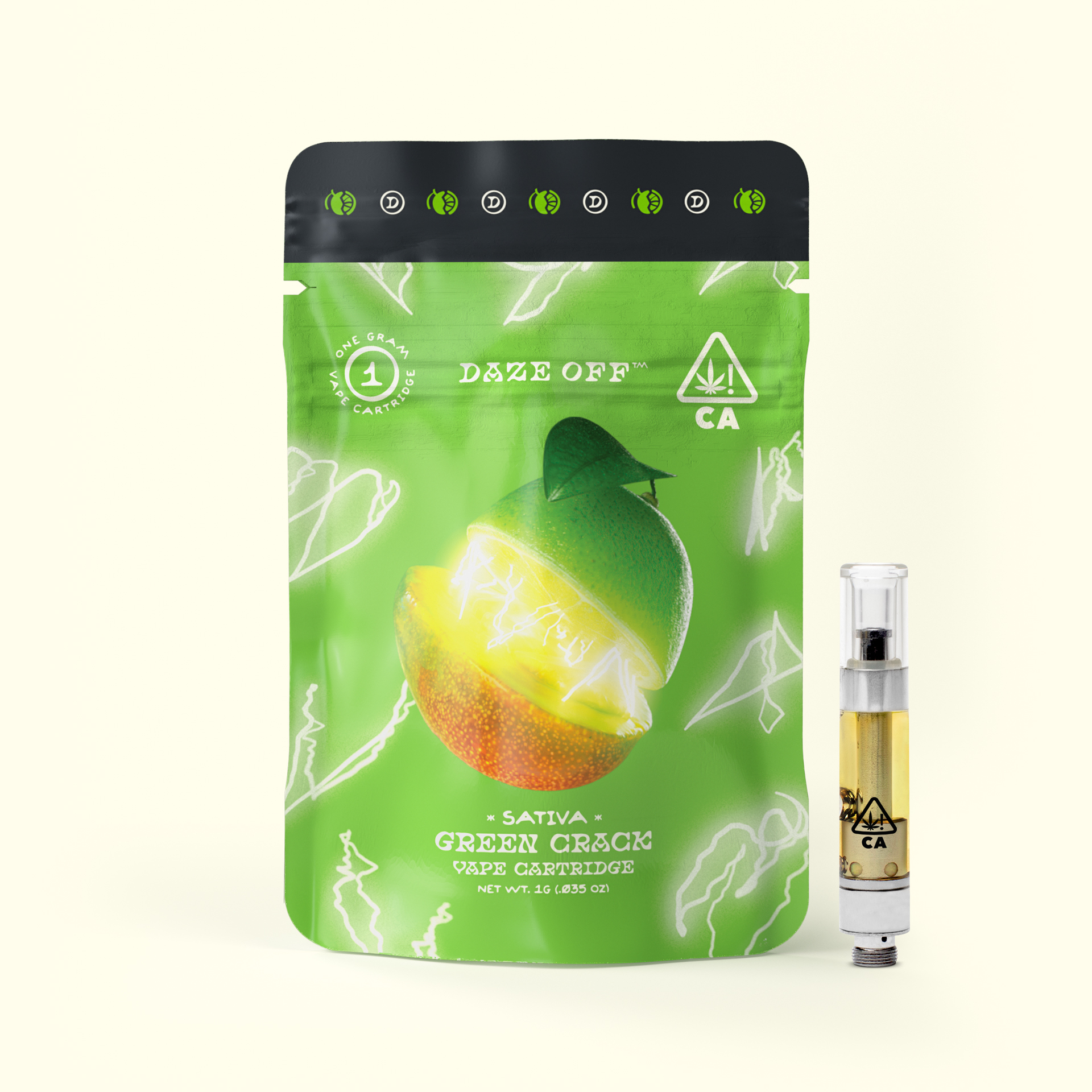 Green Crack 1g Cartridge