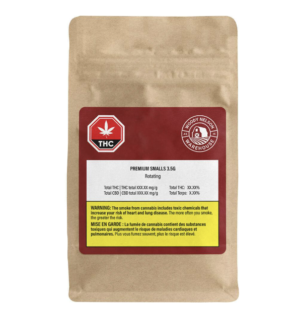 Woody Nelson - Rotating Premium Smalls  Flower - Hybrid - 3.5g