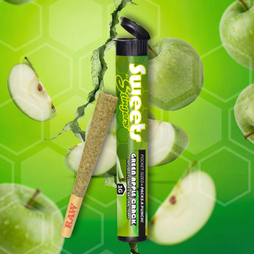SWEETS  - Green Apple Crack - Infused Pre-Roll - 1g