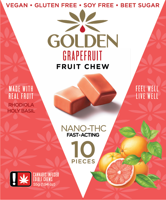 Golden: Grapefruit Nano-enhanced Fruit Chew