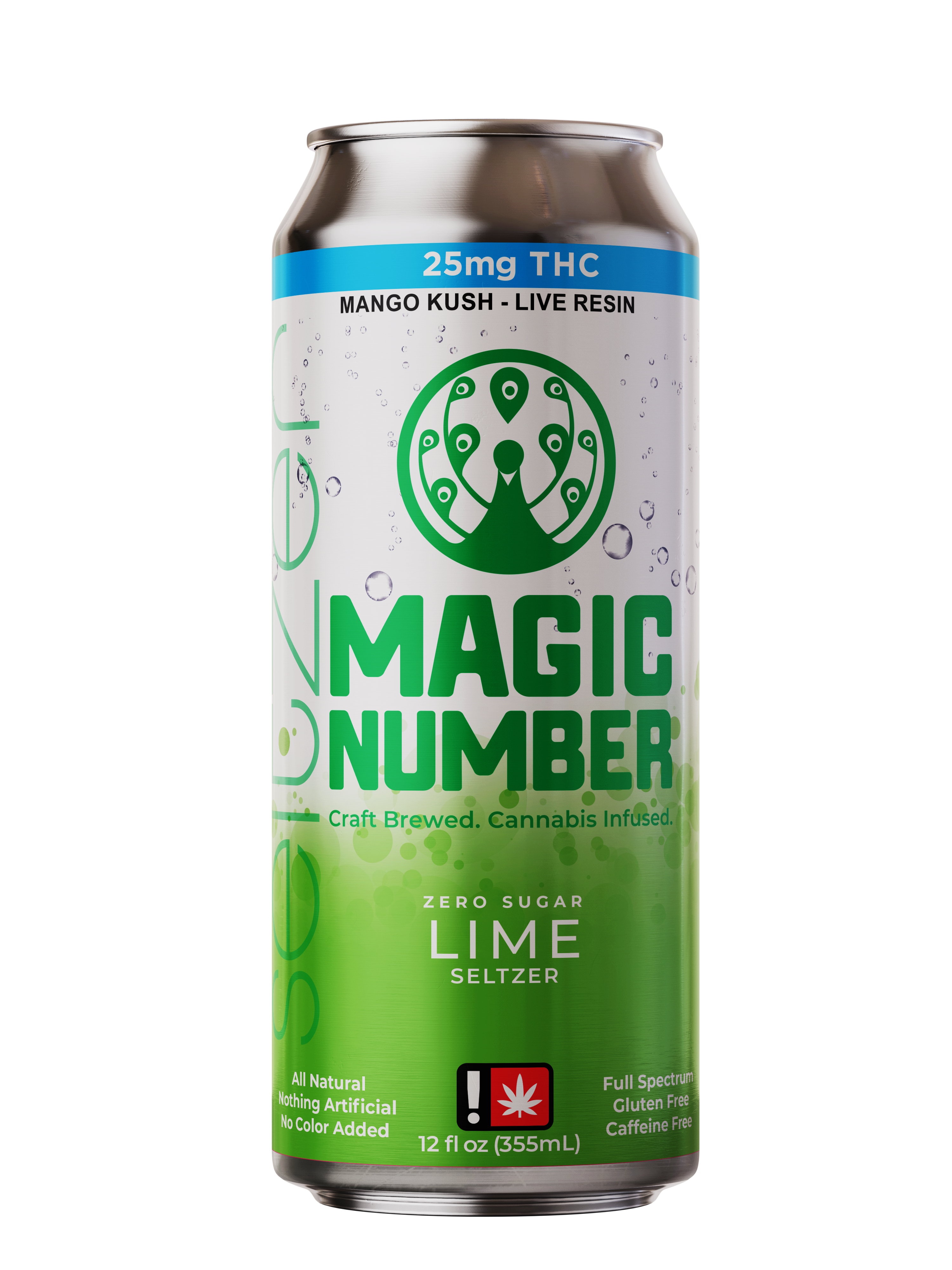 Lime Seltzer w/ Live Resin | 25mg