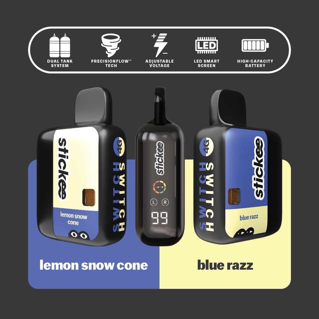 4g LR x LQD Disposable - Blue Razz x Lemon Snow Cone