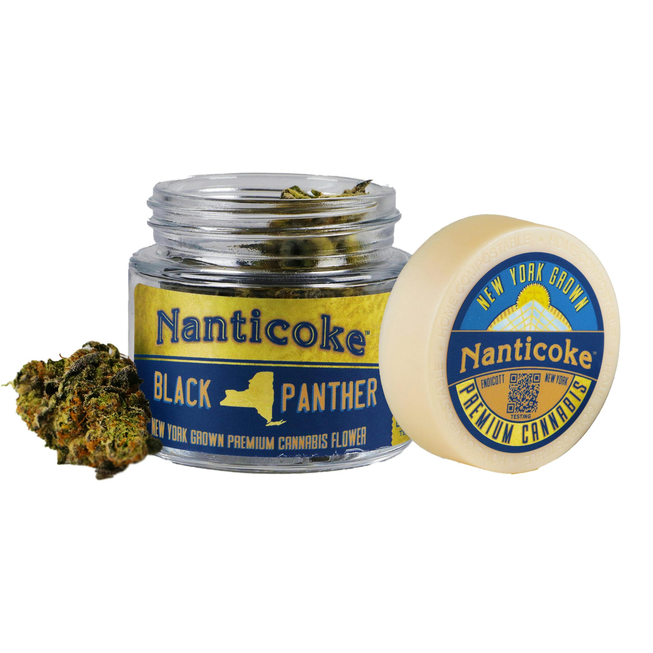 Nanticoke | Black Panther | Flower Jar