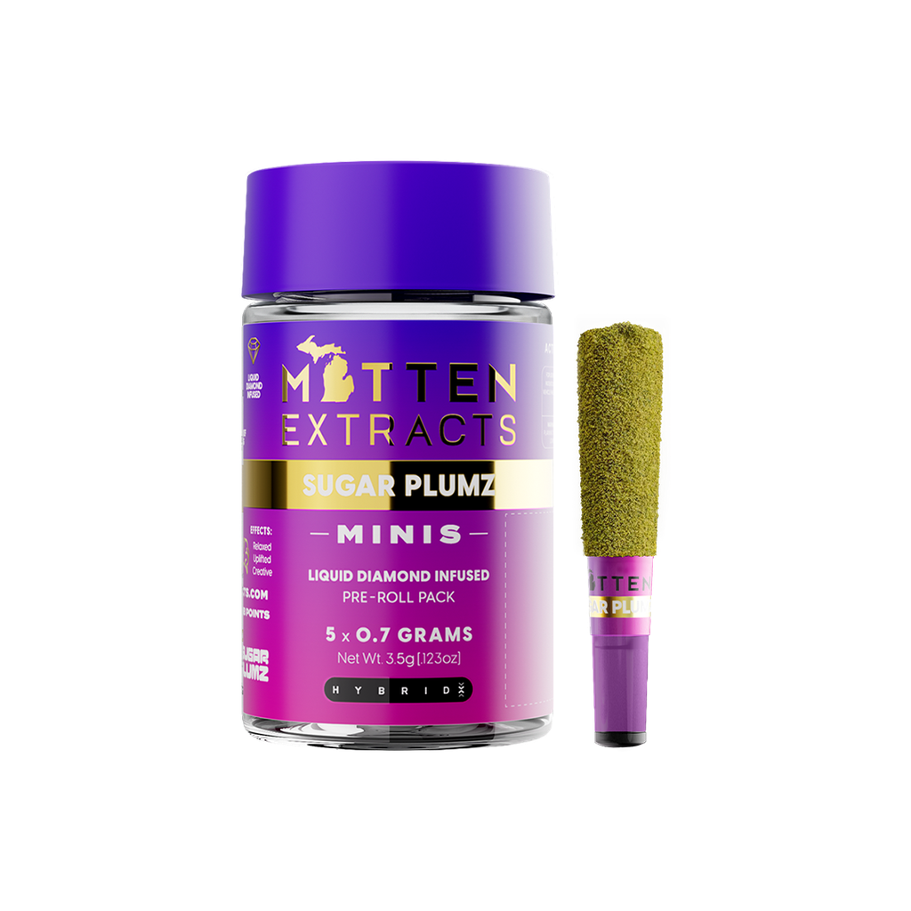 Sugar Plumz .7g Infused Pre-Roll Minis - 5 pack
