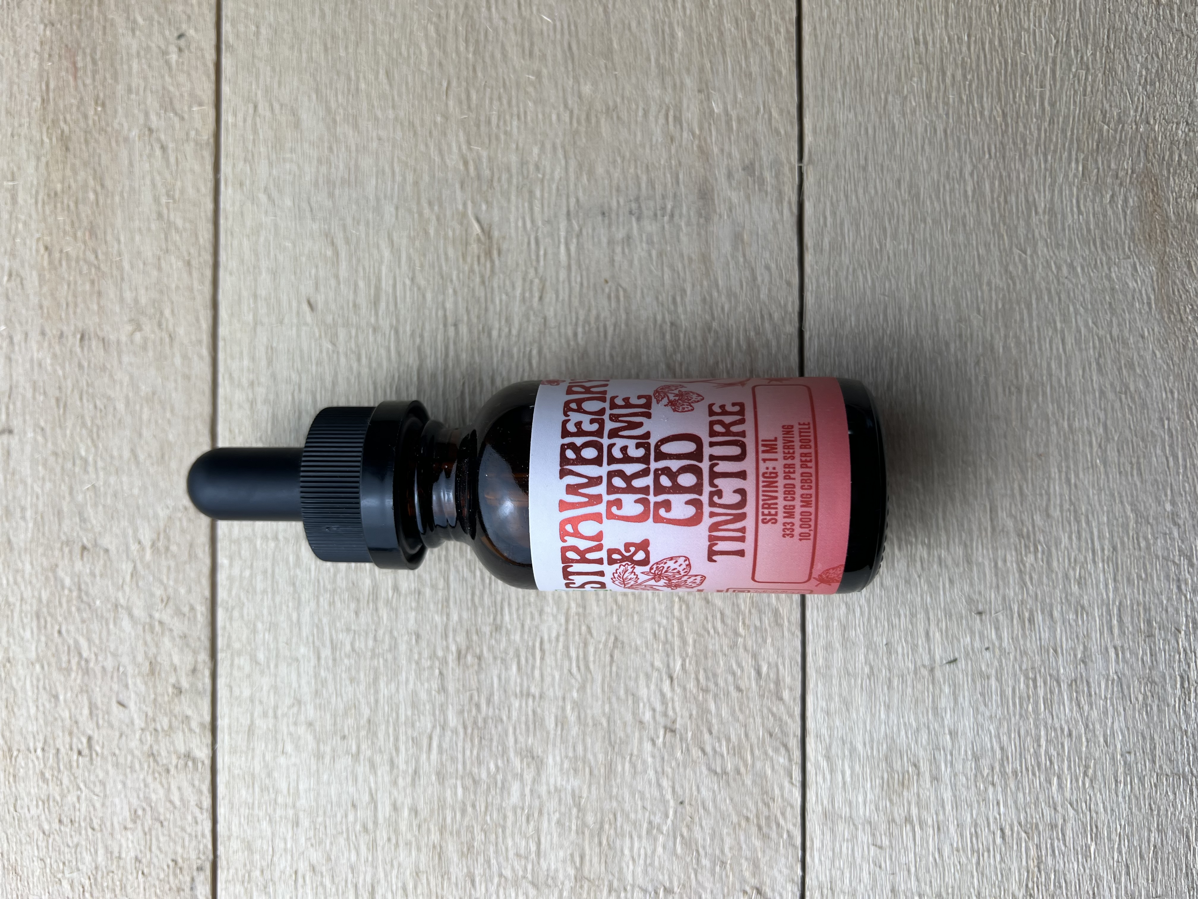 Straw Beary Cream Cbd Tincture