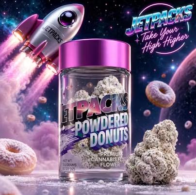 Big Apple Jacks Powdered Donuts
