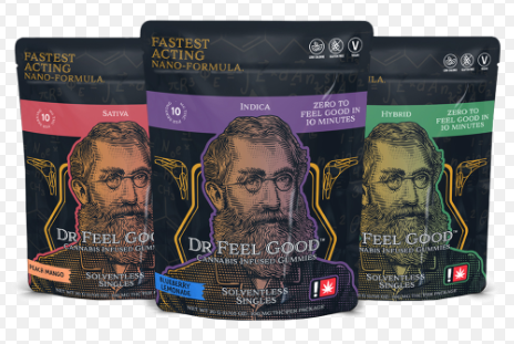 1pc Peach Mango Distillate Gummy