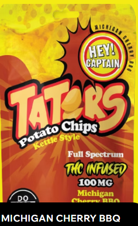 Hey Captain - Michigan Cherry BBQ - 200mg Tators