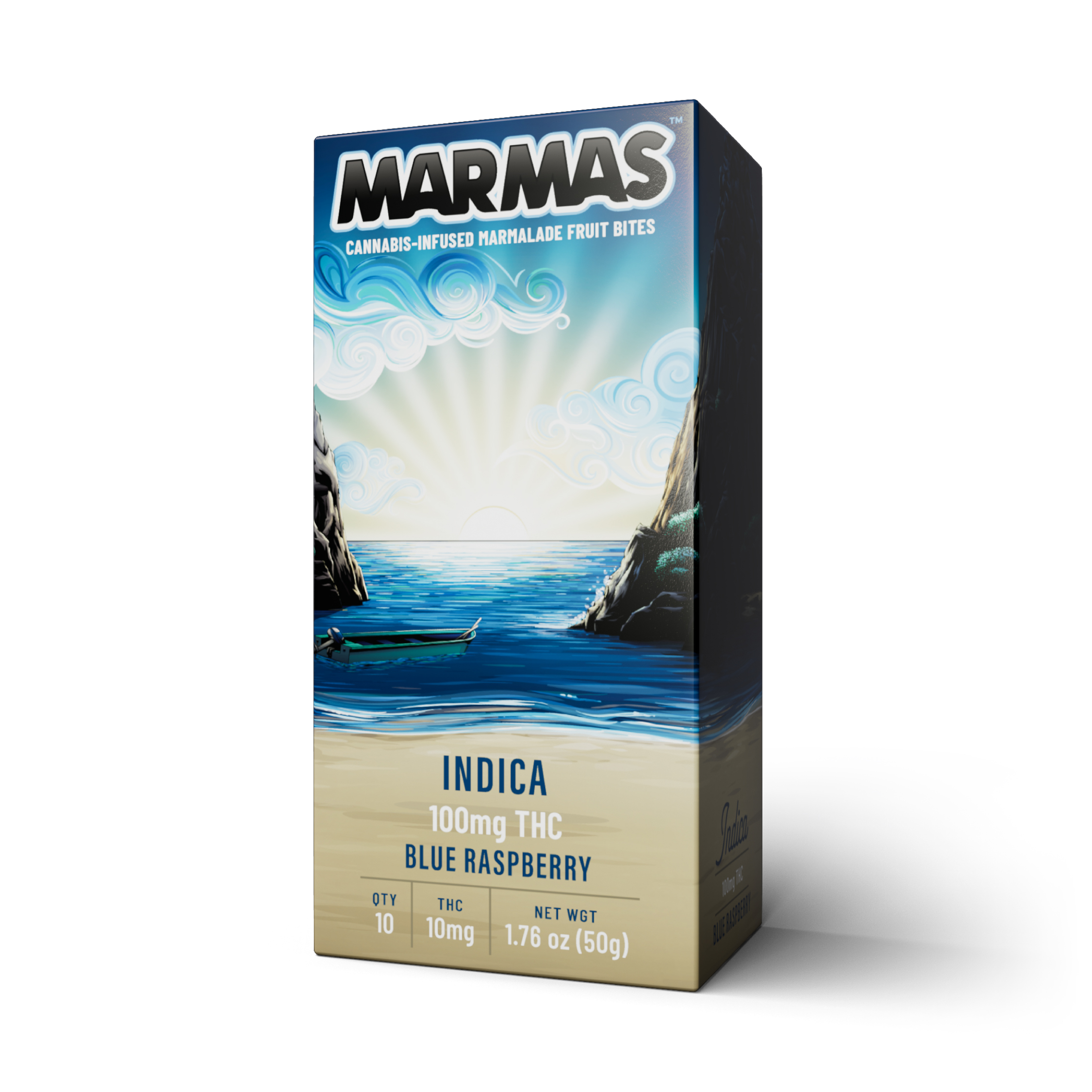 Blue Raspberry Indica 100mg Marmas