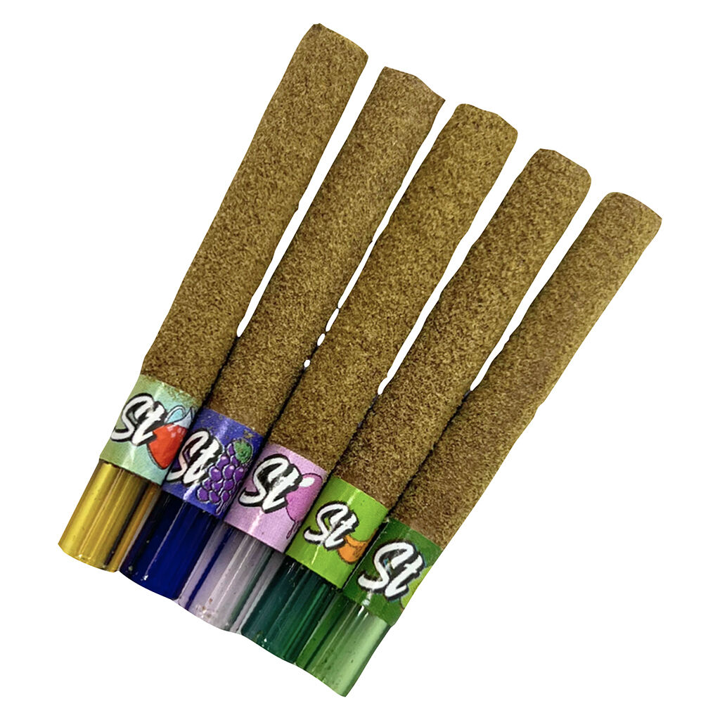Status - Liquid Diamond Infused Kief Coated Blunt Mix Pack - Hybrid - 5x0.5g