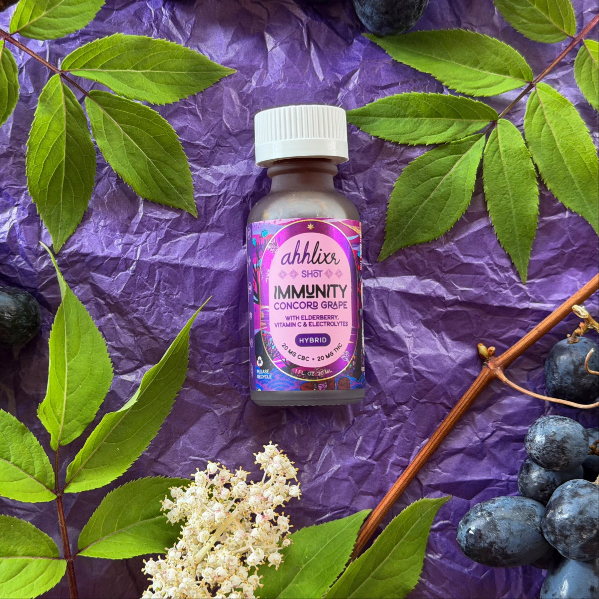 Ahh - Concord Grape Shot - Immunity - Hybrid - 20mg