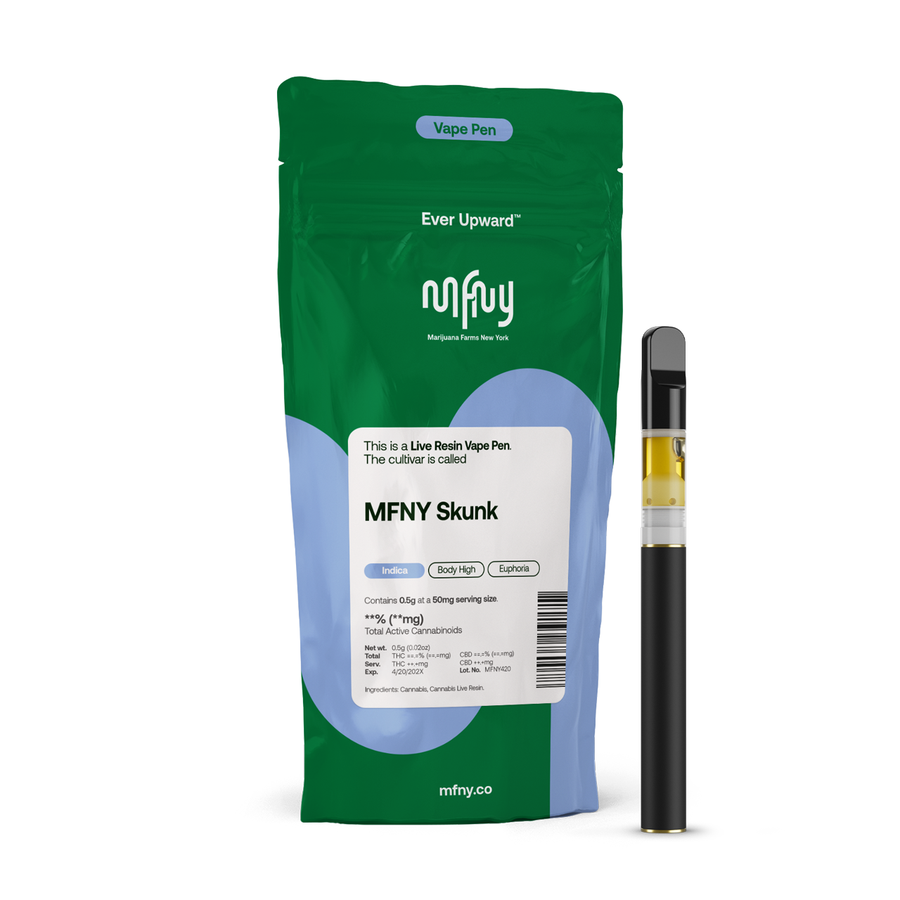 AIO Live Resin Vape Pen MFNY Skunk (I)